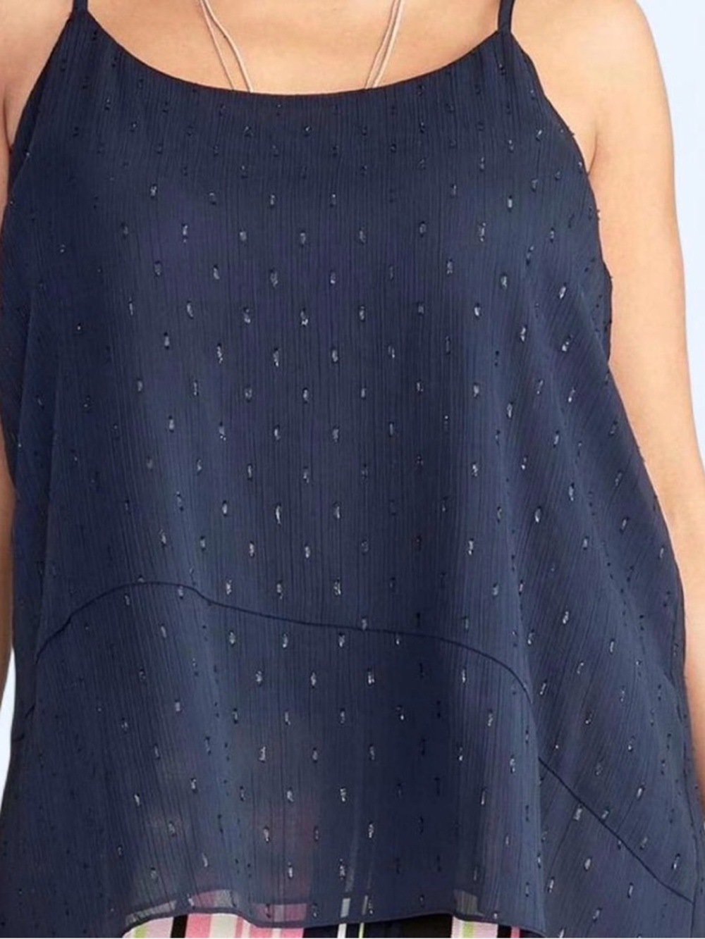 RACHEL Rachel Roy Womens Plus Size Austen Tiered CamiCami Shirt